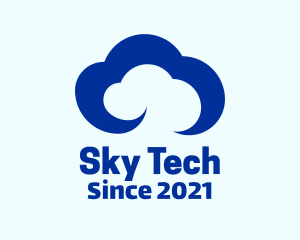 Blue Sky Cloud logo design