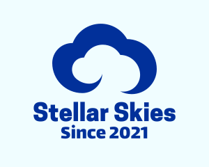 Blue Sky Cloud logo design