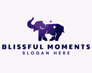 Elephant Wildlife Animal Logo