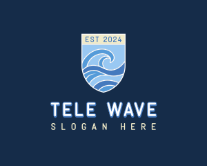 Wave Travel Tourism logo design