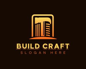 Hammer Building Construction logo design