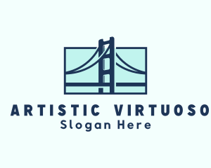 Road Bridge Infrastructure logo design