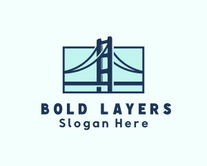 Road Bridge Infrastructure logo design