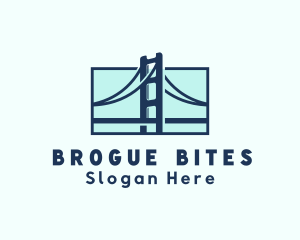 Road Bridge Infrastructure logo design