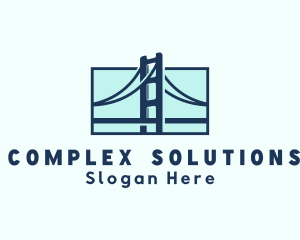 Road Bridge Infrastructure logo design