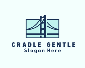 Road Bridge Infrastructure logo design