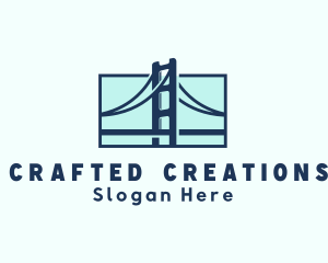 Road Bridge Infrastructure logo design