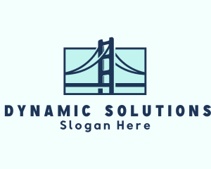 Road Bridge Infrastructure logo design