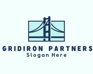 Road Bridge Infrastructure logo design