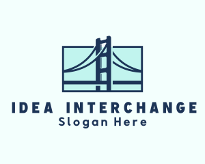 Road Bridge Infrastructure logo design