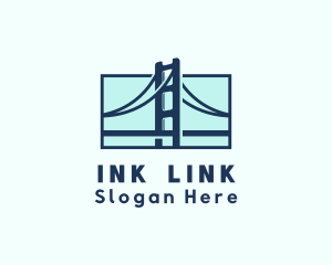 Road Bridge Infrastructure logo design