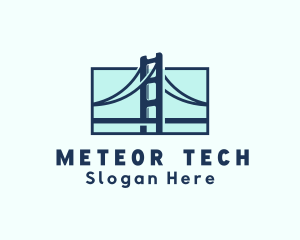 Road Bridge Infrastructure logo design