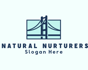 Road Bridge Infrastructure logo design