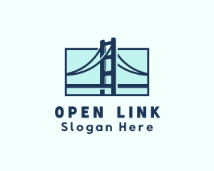 Road Bridge Infrastructure logo design