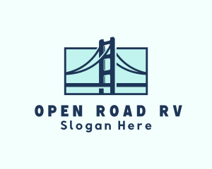 Road Bridge Infrastructure logo design