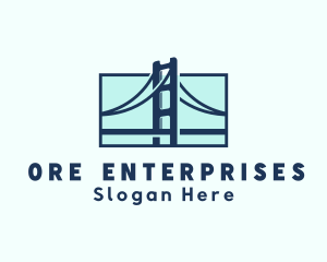 Road Bridge Infrastructure logo design