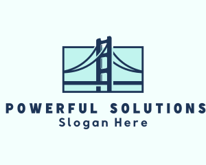 Road Bridge Infrastructure logo design