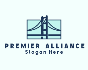 Road Bridge Infrastructure logo design