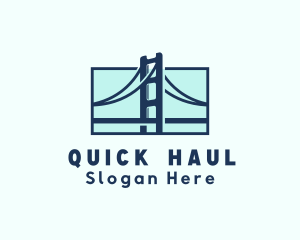 Road Bridge Infrastructure logo design