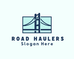 Road Bridge Infrastructure logo design