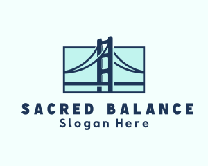 Road Bridge Infrastructure logo design