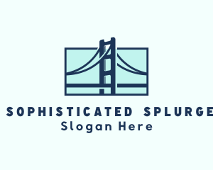 Road Bridge Infrastructure logo design