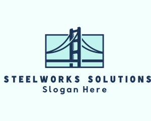 Road Bridge Infrastructure logo design