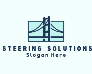 Road Bridge Infrastructure logo design