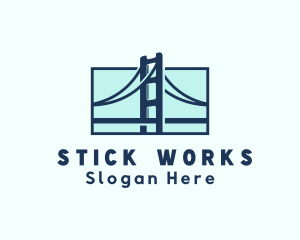 Road Bridge Infrastructure logo design