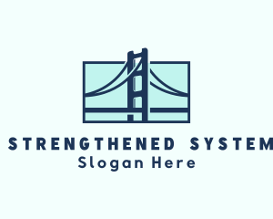 Road Bridge Infrastructure logo design