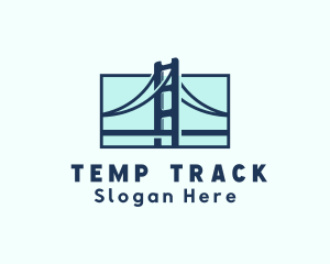 Road Bridge Infrastructure logo design