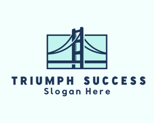 Road Bridge Infrastructure logo design