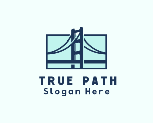 Road Bridge Infrastructure logo design