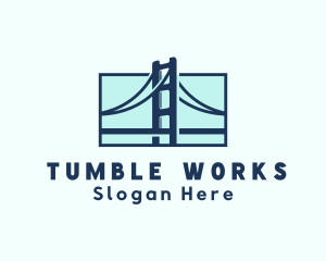 Road Bridge Infrastructure logo design