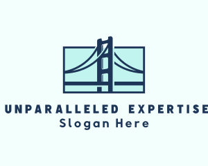 Road Bridge Infrastructure logo design