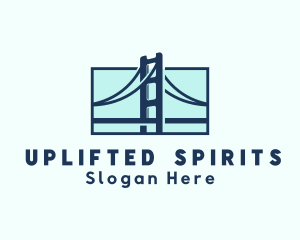 Road Bridge Infrastructure logo design