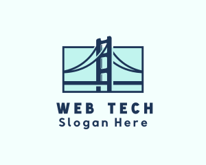 Road Bridge Infrastructure logo design