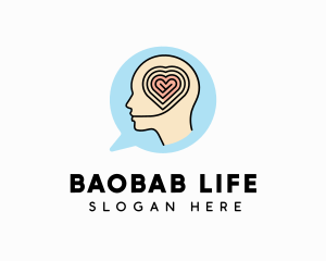 Mental Health Counseling Therapist logo design