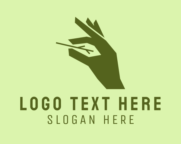 Vegetarian logo example 3
