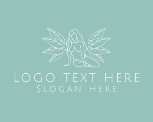 Bare - Feminine Beauty Leaves logo design