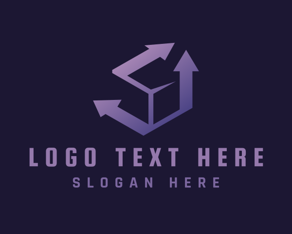 Purple logo example 2