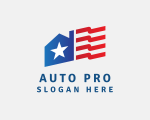 American Flag House logo