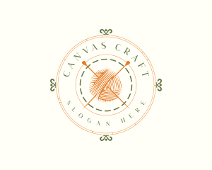 Craft Yarn Corchet logo design