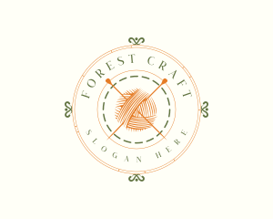 Craft Yarn Corchet logo design