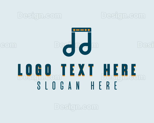 Server Musical Note Logo