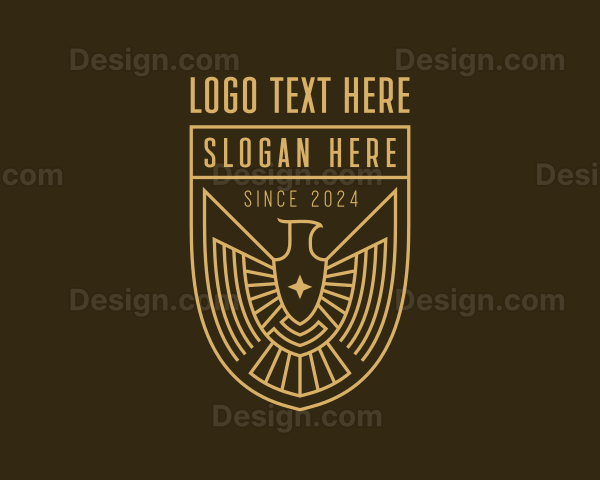 Upscale Bird Shield Logo