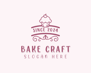 Cupcake Baking Patisserie logo design