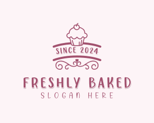 Cupcake Baking Patisserie logo design