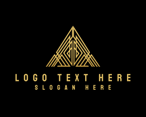 Luxury Pyramid Triangle logo