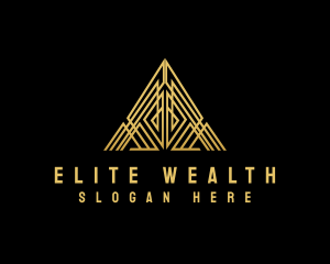 Luxury Pyramid Triangle Logo